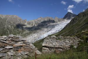 Le glacier du Trient depuis les Petoudes